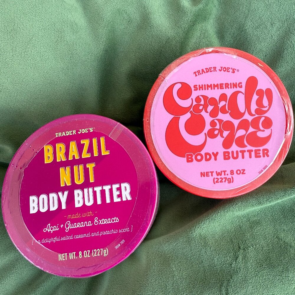 Limited edition Trader Joe's body butter Duo. *New* 2 full size 8oz tubs